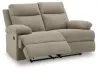 Ashley Furniture PC9140586 Side-Swipe - Reclining Loveseat - Mocha