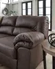 Ashley Furniture PC27705S2 WillowBend - 2-Piece Sectional With LAF Sofa With Corner Wedge - Umber