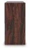 Ashley Furniture EA1055-2X2 Ashley Furniture EA1055-2X2 Glosmount - Four Cube Organizer - Cherry / Light Brown