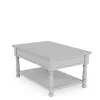 Riverside Furniture 54302 Winston - Rectangular Cocktail Table - Aged Cotton
