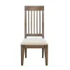 Samuel Lawrence Furniture S917-154 Seneca - Dining Side Chair with Upholstered Seat - Brown