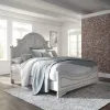 Liberty Furniture 244-BR-CPB Liberty Furniture 244-BR-CPB Magnolia Manor - California King Panel Bed - Antique White