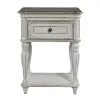 Liberty Furniture 244-BR63 Magnolia Manor - Leg Nightstand - Antique White