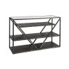 Liberty Furniture 37-OT1030 Arista - Sofa Table - Cobblestone Brown / Gray Dusty