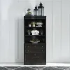 Liberty Furniture 879-HO-2PCS Harvest Home - 2 Piece Hutch & Cabinet Set - Chalkboard