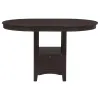 CoasterEveryday 102888 Lavon - Oval Extension Counter Dining Table - Espresso