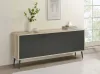 Coaster Fine Furniture 950352 Maeve - 2 Door Engineered Wood Cabinet - Antique Pine And Gray