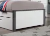 Furniture of America CM7467WH-T-BED Priam - Twin Bed - White / Gray