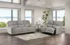 Furniture of America FM62001LG-SF-PM Morcote - Power Sofa - Light Gray