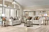 Furniture of America SM6437-LV Emely - Loveseat - Light Gray / Gold