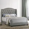 Intercon UB-BR-RHYFUL-SMK-C Rhyan - Upholstered Full Bed - Smoke Finish