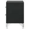 Coaster Fine Furniture 224992 Lucia - 2-Drawer Nightstand Bedside Table - Black