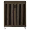 Coaster Fine Furniture 950423 Brixton - 2-Door Entryway Shoe Storage Cabinets - Smoked Oak