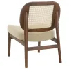 Coaster Fine Furniture 900621 Rayo - Rattan Cane Back Accent Chair With Padded Seat - Camel