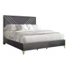 New Classic 00-B1826-300 New Classic 00-B1826-300 Symmetry - Queen Bed - Gray