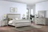 New Classic 00-B3941-35N New Classic 00-B3941-35N Silver Sands - 5/0 Queen 5 Piece Bedroom Set (Bed & Dresser & Mirror & 2 Nightstands) - Gray