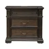 Liberty Furniture 765-BR61 Provence Park - Nightstand With Charging Station - Chateau Brown