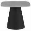 Coaster Fine Furniture 703500 Eason - 2 Piece Cocktail Coffee Table Set - Concrete And Black