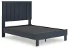 Ashley Furniture EB1528/231/245/156/112 Ashley Furniture EB1528/231/245/156/112 Simmenfort - 4 Pc. - Dresser, Chest, Full Platform Bed - Navy Blue