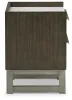 Ashley Furniture B786-92 Arkenton - Two Drawer Night Stand - Grayish Brown / White