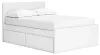 Ashley Furniture EB9630B11 Ashley Furniture EB9630B11 Onita - Full Panel Platform Bed With 1 Side Storage - White