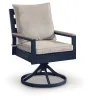 Ashley Furniture PCP587-602A East Beach - Swivel Chair With Cushion (Set of 2) - Blue