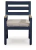 Ashley Furniture PCP587-601A East Beach - Arm Chair With Cushion (Set of 2) - Blue