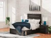 Ashley Furniture PCB2108B16 Ashley Furniture PCB2108B16 Hollivern - Full Panel Bed With Storage - Dark Gray