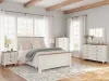 Ashley Furniture B267B8 Ashley Furniture B267B8 Willowton - Queen Panel Bed - Whitewash