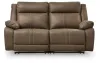 Ashley Furniture PC82305S1 Ashley Furniture PC82305S1 Max-Momentum - 2-Piece Power Reclining Sectional Loveseat - Biscotti