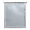 Liberty Furniture 417-BR50 Allyson Park - Two Tone Crown Mirror - Wirebrushed White / Charcoal