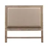 Liberty Furniture 876-BR13HU Canyon Road - Queen Upholstered Panel Headboard With Lights - Burnished Beige