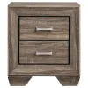 CoasterEveryday 204190KE-S5 Kauffman - 5 Piece King Bedroom Set - Washed Taupe