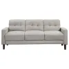 Coaster Fine Furniture 506785 Bowen - Upholstered Track Arm Tufted Sofa - Beige