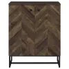 CoasterEveryday 959639 Carolyn - 2 Door Engineered Accent Wood Cabinet - Rustic Oak