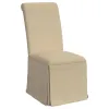 Coaster Fine Furniture 100747 Shawna - Upholstered Skirted Dining Chair (Set of 2) - Khaki
