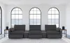 Coaster Fine Furniture 609531PT Collins - 5 Piece Power Reclining Home Theater Seating - Dark Gray