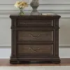 Liberty Furniture 765-BR61 Provence Park - Nightstand With Charging Station - Chateau Brown