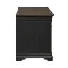 Liberty Furniture 532-HO-JEC Meritage - Jr Executive Credenza - Aged Charcoal