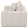 Coaster Fine Furniture 504956 Burnett - Chenille Upholstered Wide Arm Loveseat - Ivory