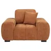 Coaster Fine Furniture 509353 Octavia - Fabric Upholstered Track Arm Accent Chair - Orange