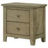 Coaster Fine Furniture 207532 Hazlewood - 2-Drawer Nightstand Bedside Table - Vineyard Oak