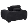 Coaster Fine Furniture 511063 Octavia - Fabric Upholstered Track Arm Accent Chair - Black
