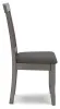 Ashley Furniture D194-01 Shullden - Dining Room Side Chair (Set of 2) - Gray