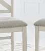 Ashley Furniture D642-124 Robbinsdale - Upholstered Barstool (Set of 2) - Antique White