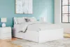 Ashley Furniture EB9630B22 Ashley Furniture EB9630B22 Onita - Queen Platform Bed With 1 Side Storage - White