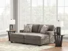 Ashley Furniture PC48405S4 Ashley Furniture PC48405S4 Clarington - 2-Piece Super Chaise - Greystone