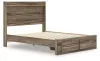 Ashley Furniture PCB2005B4 Ashley Furniture PCB2005B4 Elbrim - Queen Panel Storage Bed - Brown