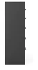 Ashley Furniture PCB1118-46 Ashley Furniture PCB1118-46 Broachmyn - Five Drawer Chest - Black / Gray