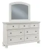Ashley Furniture B742B1 Robbinsdale - Dresser, Mirror - Antique White